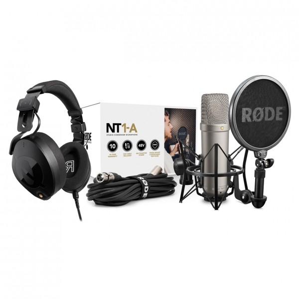 Rode NT1A Micrófono de estudio con Auriculares Rode NTH100