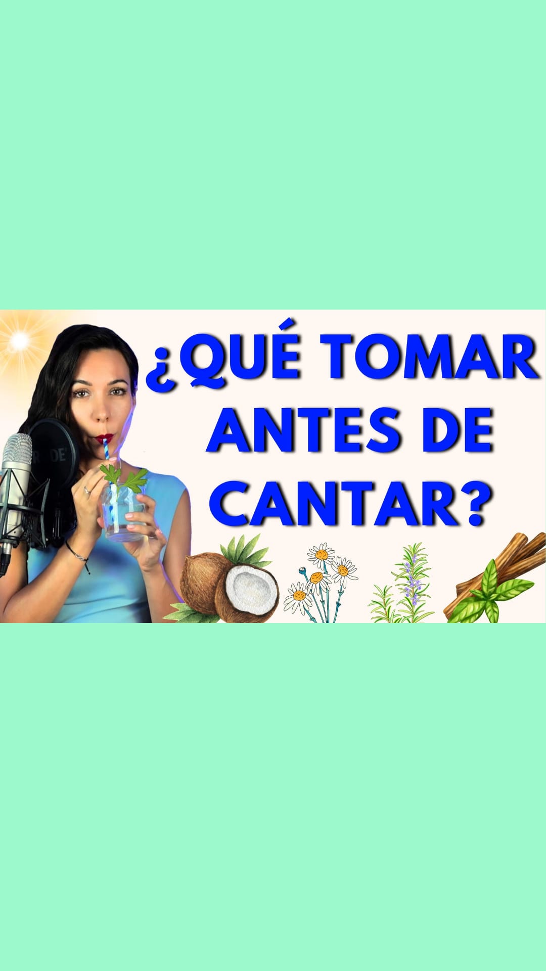 ¿Qué tomar antes de cantar? Como limpiar la voz para cantar bien